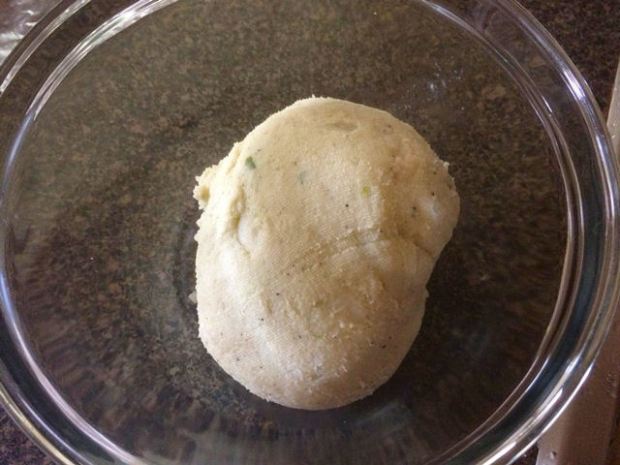 Fully drained cauliflower. Your cauliflower should look something like this once all the water has drained! 