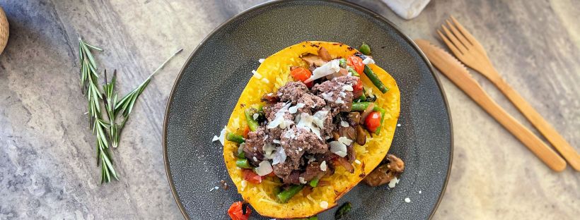 stuffed spaghetti squash